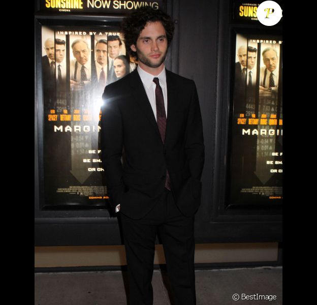 Penn Badgley à l'avant-première du film Margin Call à New York, le 17 octobre 2011