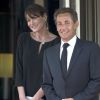 Carla Bruni-Sarkozy et Nicolas, son époux, en mai 2011.