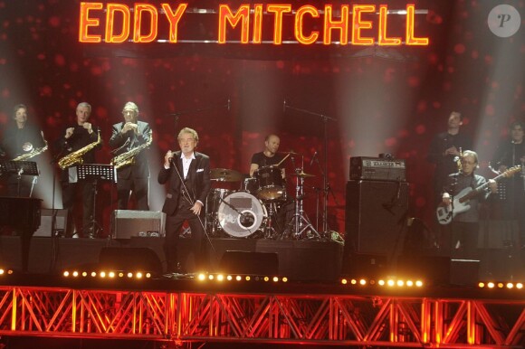 Eddy Mitchell aux Victoires de la musique, le 1er mars 2011.