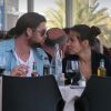 Elsa Pataky et Chris Hemsworth, à Barcelone, le 16 octobre 2011.