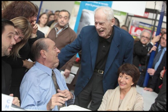 Jean Amadou avec Jacques Chirac en novembre 2009