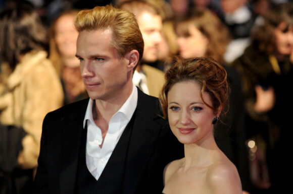 James D'Arcy et Andrea Riseborough présentent W.E. au festival de Londres, le 23 octobre 2011.