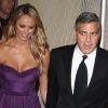 Stacy Keibler et George Clooney à Los Angeles pour le gala de la chaîne Starz le 24 octobre 2011.