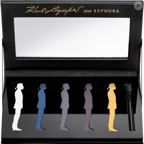 Karl Lagerfeld lance une collection capsule de produits de beauté en collaboration avec Sephora.
