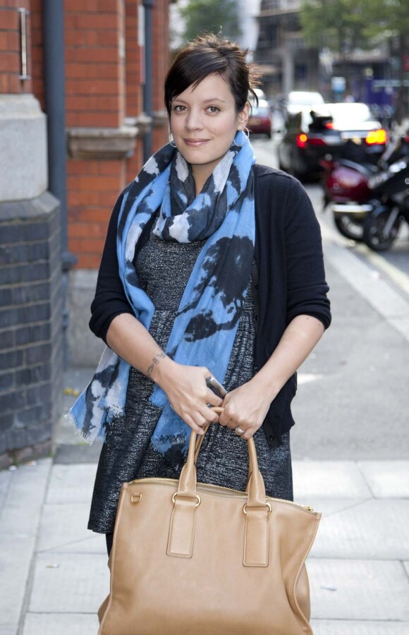 Lily Allen à Londres, le 28 juillet 2011.