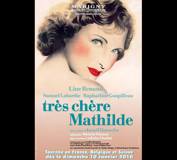 l'affiche du spectacle Très chère Mathilde