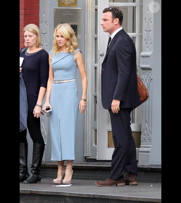 Naomi Watts et Liev Schreiber à New York le 24 octobre 2011