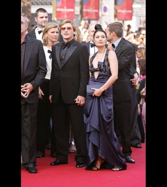 Benoît Magimel et sa compagne Nikita au festival de Cannes en 2005
