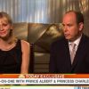 Le prince Albert et la princesse Charlene de Monaco en interview avec Matt Lauer pour le Today Show de la MSNBC, 2 novembre 2011.
