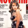 Nue sous un manteau de fourrure, la superbe Elizabeth Hurley fait la couverture de MovieLine. Septembre 1998.