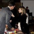 Letizia d'Espagne et Felipe d'Espagne complices lors de la journée de la Croix-Rouge à Madrid, le 3 novembre 2011