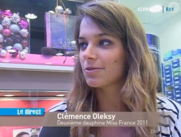 Clémence Olesky, Miss Auvergne 2010 se présente à Miss Monde 2011