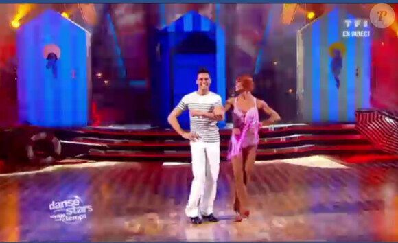Baptiste Giabiconi et Fauve dans Danse avec les stars 2, samedi 5 novembre 2011, sur TF1