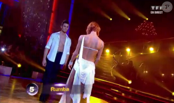 Baptiste Giabiconi et Fauve dans Danse avec les stars 2, samedi 5 novembre 2011, sur TF1