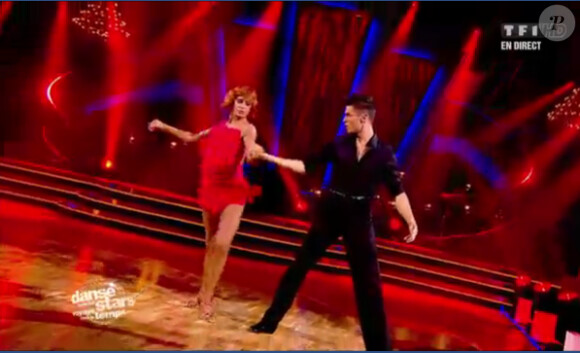 Baptiste Giabiconi et Fauve lors de la dernière danse, dans Danse avec les Stars 2, samedi 5 novembre 2011, sur TF1