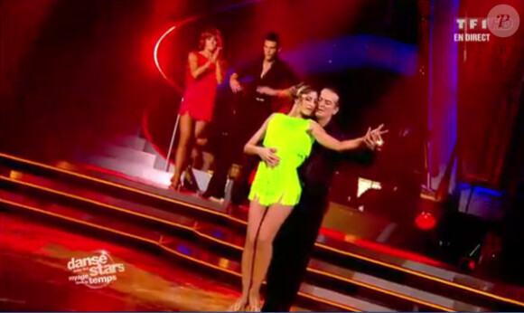 Francis Lalanne et Silvia lors de la dernière danse, dans Danse avec les stars 2, samedi 5 novembre 2011 sur TF1