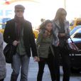 David Bowie et sa femme Iman vont chercher leur fille Alexandria à l'école, à New York le vendredi 4 novembre 2011