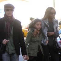 David Bowie et sa superbe femme Iman couvent leur fille Alexandria
