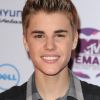 Justin Bieber arrive aux MTV Europe Music Awards 2011 à Belfast, le 6 novembre 2011