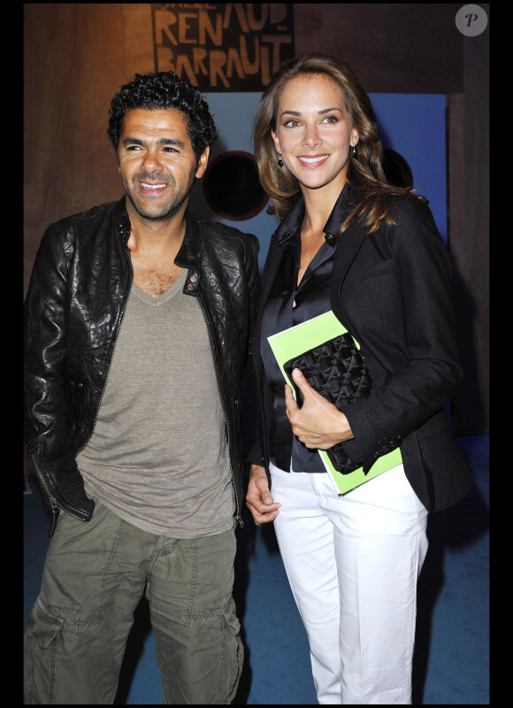 Jamel Debbouze et sa femme Melissa Theuriau lors de la soirée de Gala pour la fondation Culture et Diversité à Paris en janvier 2010