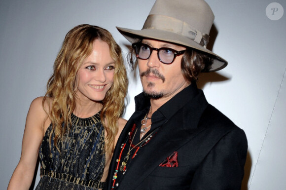 Vanessa Paradis et Johnny Depp le 18 mai 2010 à Cannes.