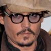 Johnny Depp, à Paris pour Rhum Express le 8 novembre 2011.