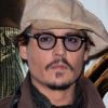 Johnny Depp à Paris pour Rhum Express le 8 novembre 2011