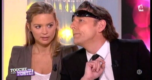 Laurent de L'amour est aveugle et Virgine Efira dans Touche pas à mon poste jeudi 10 novembre sur France 4