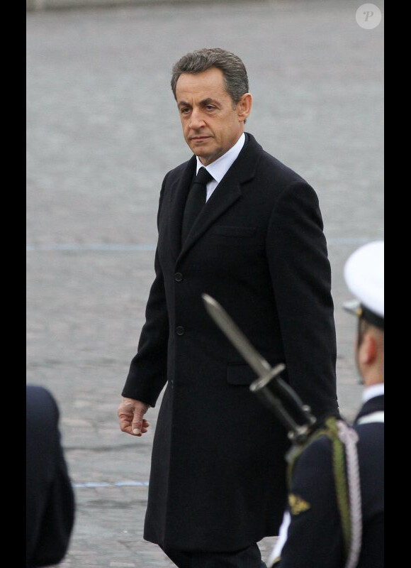 Nicolas Sarkozy, à Paris, le 11 novembre 2011.