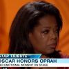 Oprah Winfrey, très émue de recevoir un Oscar, le 12 novembre à Los Angeles.