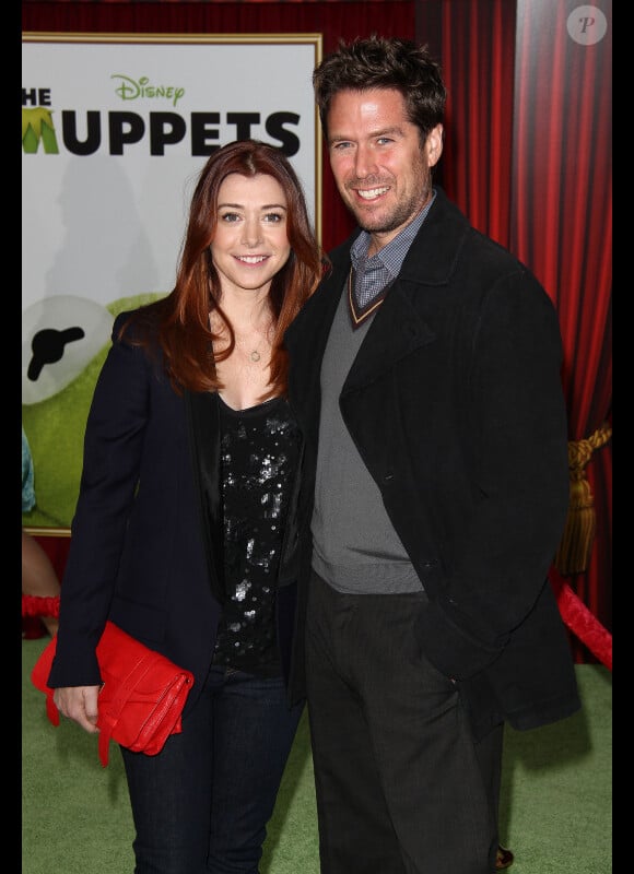Alyson Hannigan et son mari Alexis Denisof le 12 novembre 2011 à Los Angeles