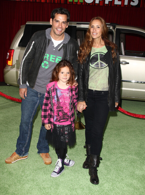 Cristian de la Fuente et sa famille le 12 novembre 2011 à Los Angeles