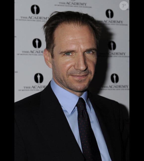 Ralph Fiennes pour l'hommage rendu par l'Académie des Oscars à Londres le 13 novembre 2011.