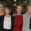 David Hare, Joely Richardson, Eileen Atkins, Meryl Streep, Vanessa Redgrave, James Earl Jones et Ralph Fiennes pour l'hommage rendu par l'Académie des Oscars à Londres le 13 novembre 2011.