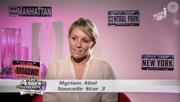 Myriam Abel dans Les Anges de la télé-réalité 3 le jeudi 17 novembre 2011 sur NRJ 12