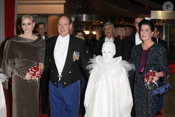 Albert et Charlene de Monaco au Grimaldi Forum assistent à une  représentation du Mephistofele d'Arrigo Boito. Le 19 novembre 2011