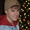 Justin Bieber illumine les décorations de Noël à l'Empire State Building à New York, le vendredi 18 novembre 2011.