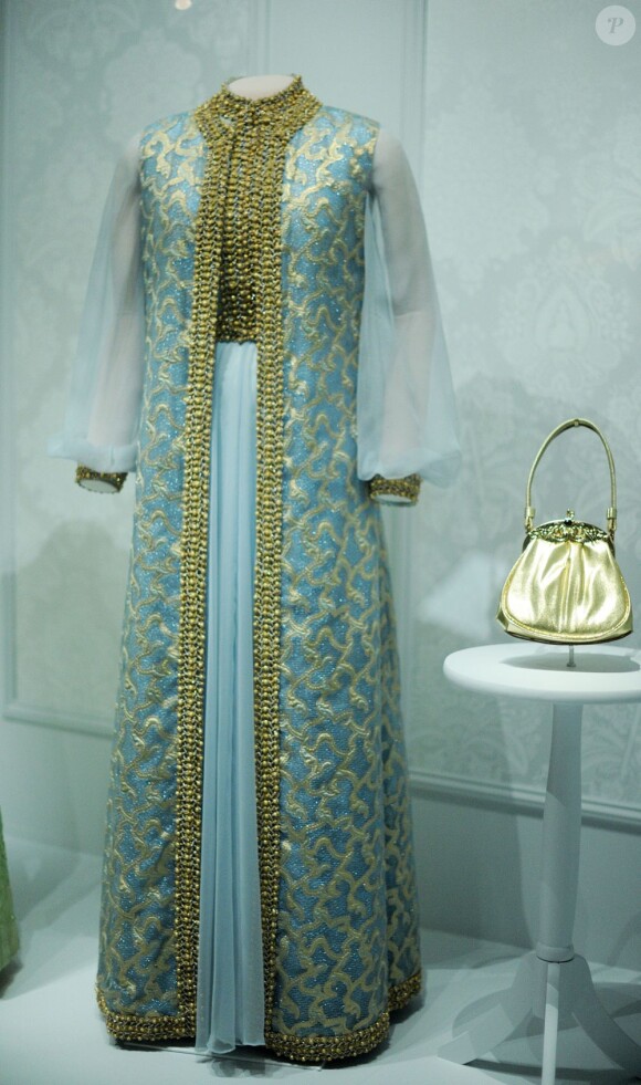La robe de Rosalynn Carter, épouse du président Carter, portée lors du bal d'investiture et exposée aà Washington.