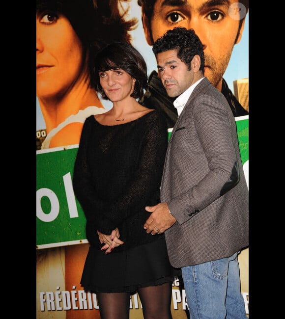 Jamel Debbouze et Florence Foresti lors de l'avant-première du film Hollywoo à Paris le 21 novembre 2011