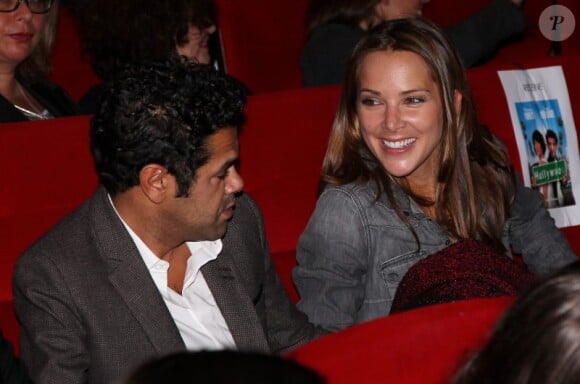 Jamel Debbouze et Mélissa Theuriau lors de l'avant-première du film Hollywoo à Paris le 21 novembre 2011