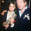 Charlotte et Serge Gainsbourg, à Paris, le 23 février 1986.