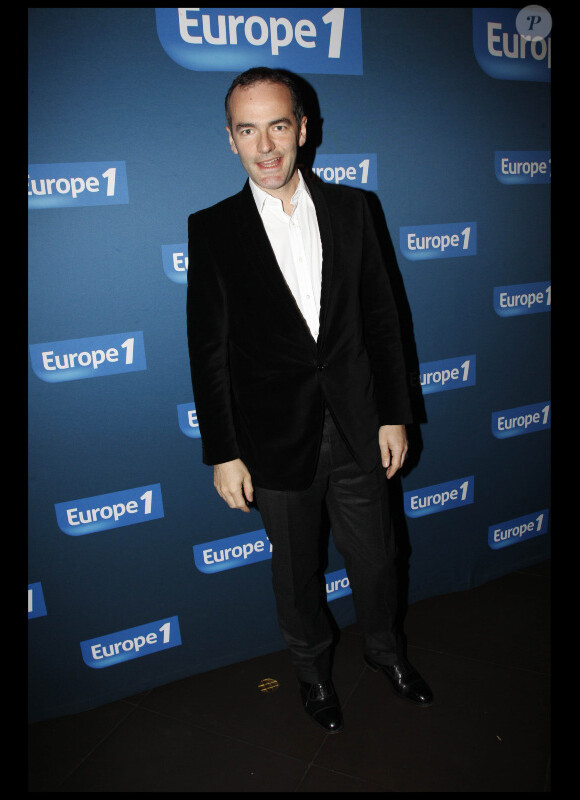 Franck Ferrand lors de la soirée "Europe 1 fait Bobino" à Paris, le 28 novembre 2011