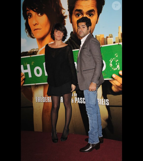 Florence Foresti et Jamel Debbouze à Paris, le 21 novembre 2011.