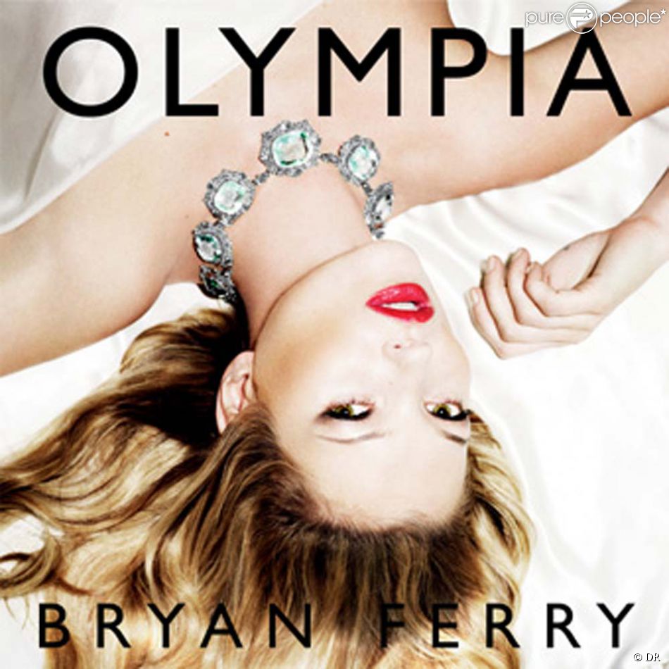Kate Moss sur la pochette de l&#039;album  Olympia  de Bryan Ferry, octobre 2010.