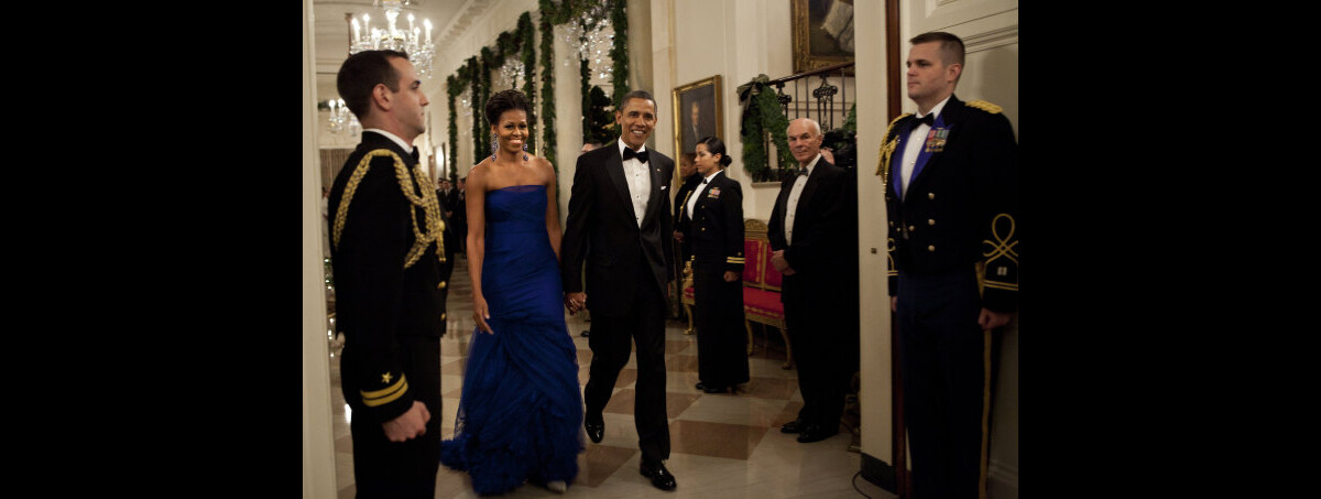 Photo : Barack et Michelle Obama lors du gala de la remise des honneurs ...