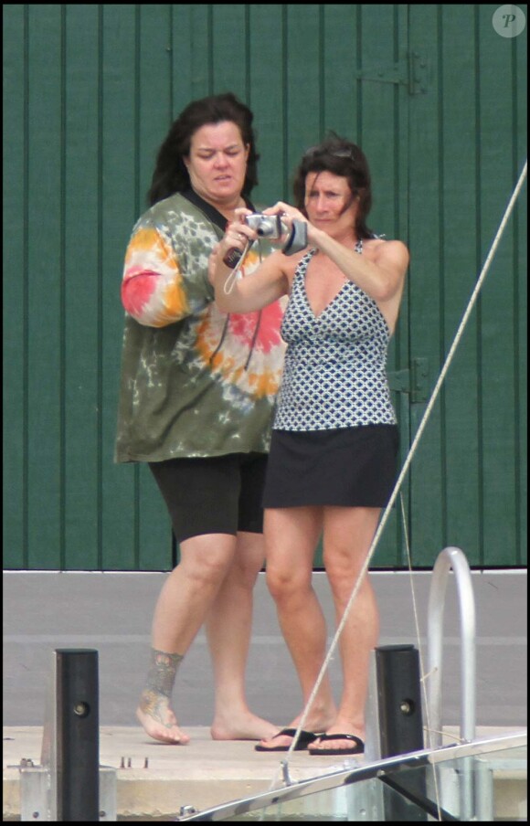 Rosie O'Donnell et son ex-compange Tracy Kachtick-Anders à Miami, le 1er janvier 2011.
