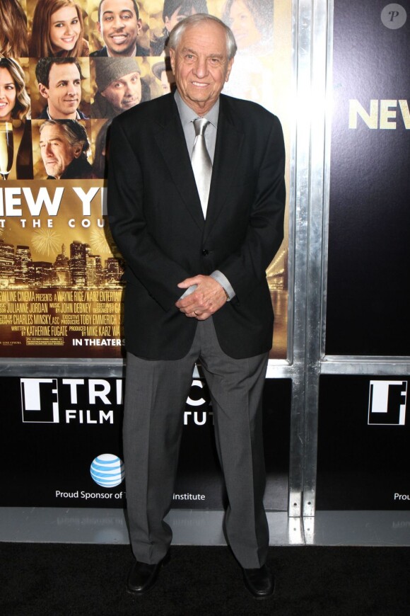 Garry Marshall lors de la première de New Year's Eve à New York le 7 décembre 2011