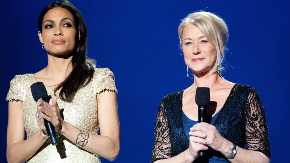 Rosario Dawson et Helen Mirren somptueuses devant les Nobel et les royaux