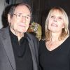 Robert Hossein et Candice Patou lors de la soirée caritative de gala du festival Epsilone créations à l'occasion des vingt ans de la fondation française pour la recherche sur l'épilepsie, à Paris, le 12 décembre 2011