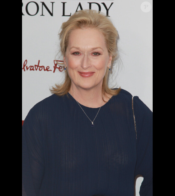 Meryl Streep lors de l'avant-première du film La Dame de fer le 13 décembre 2011 à New York